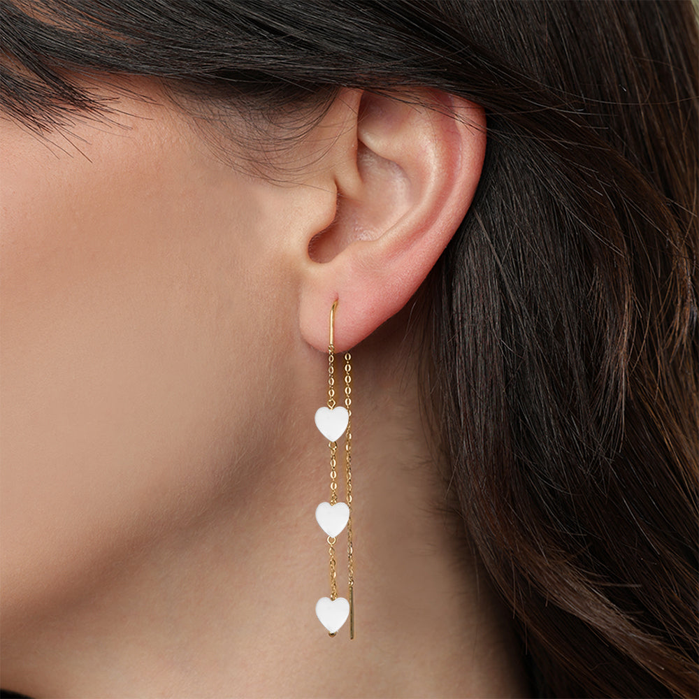EARRING 18KT GOLD E1YP29