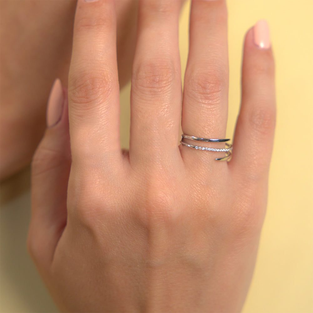 DIAMOND 18KT GOLD RING DR1W110