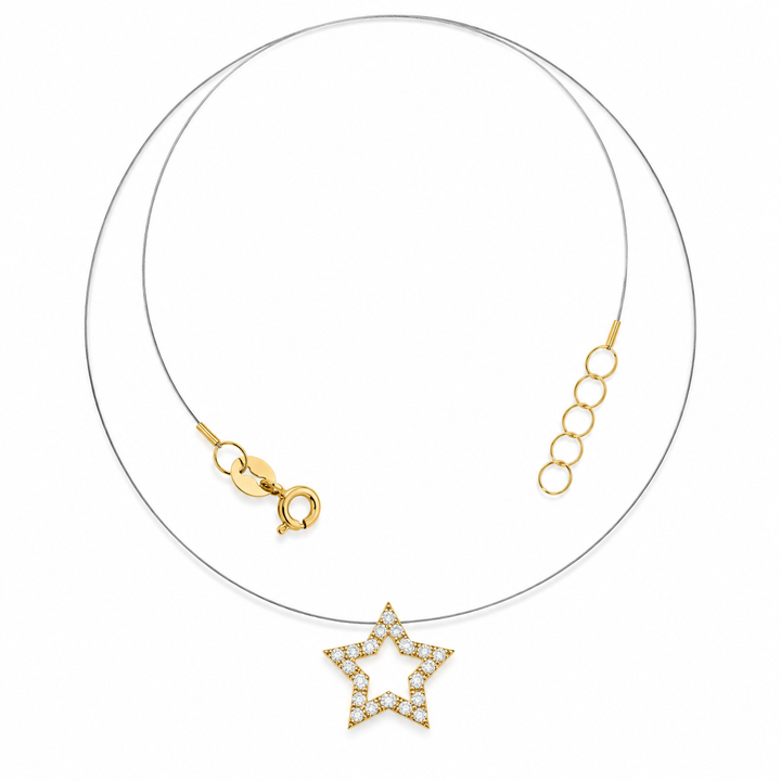 DIAMOND 18KT GOLD CHOKER DN1Y145