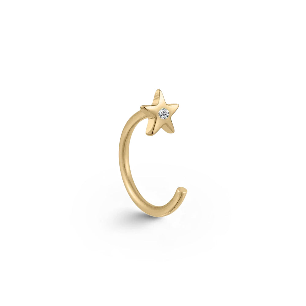 DIAMOND 18KT GOLD EARRING DE1Y192