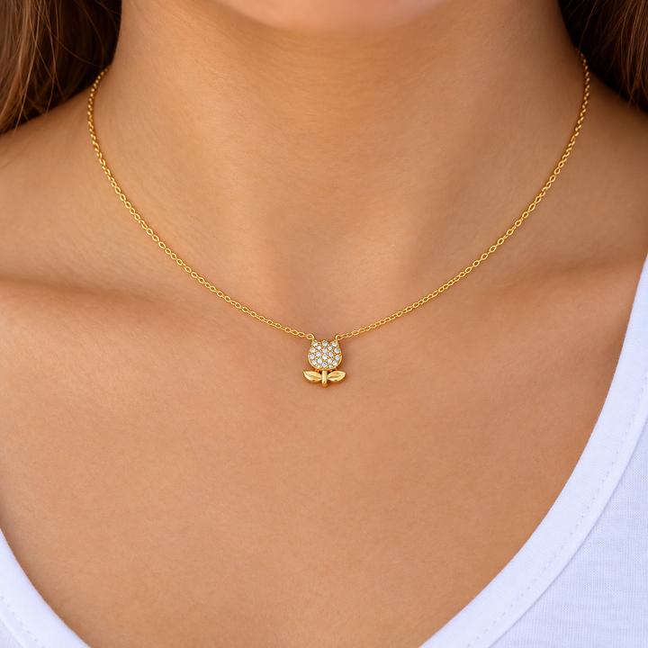DIAMOND 18KT GOLD NECKLACE DN1Y210