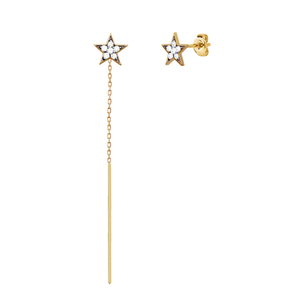 DIAMOND 18KT GOLD EARRING DE1Y117