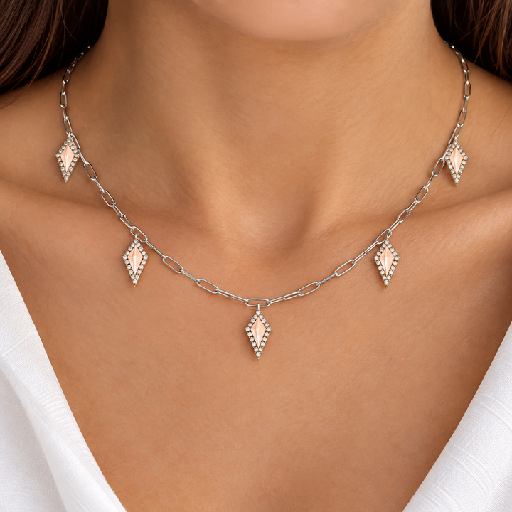 DIAMOND 18KT GOLD NECKLACE DN1W266