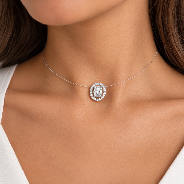 DIAMOND 18KT GOLD CHOKER DN1Y178