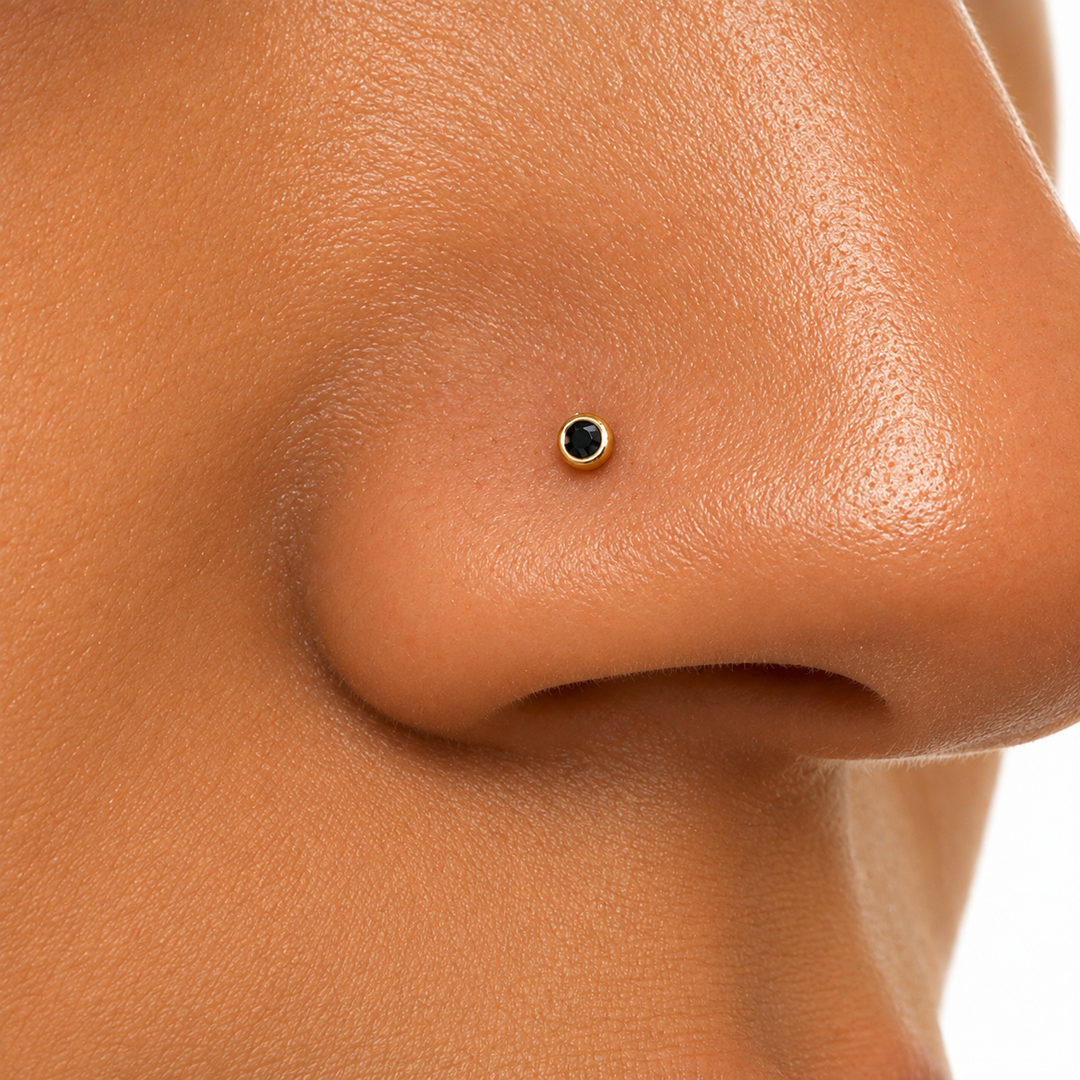 DIAMOND 18KT GOLD NOSE STUD DNSY100