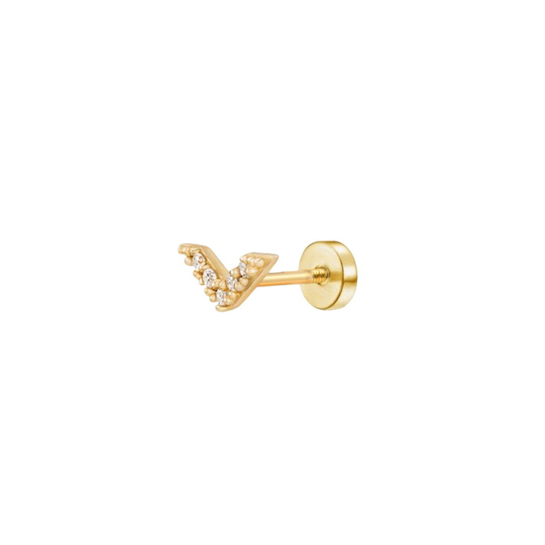 DIAMOND 18KT GOLD EARRING DE1Y184