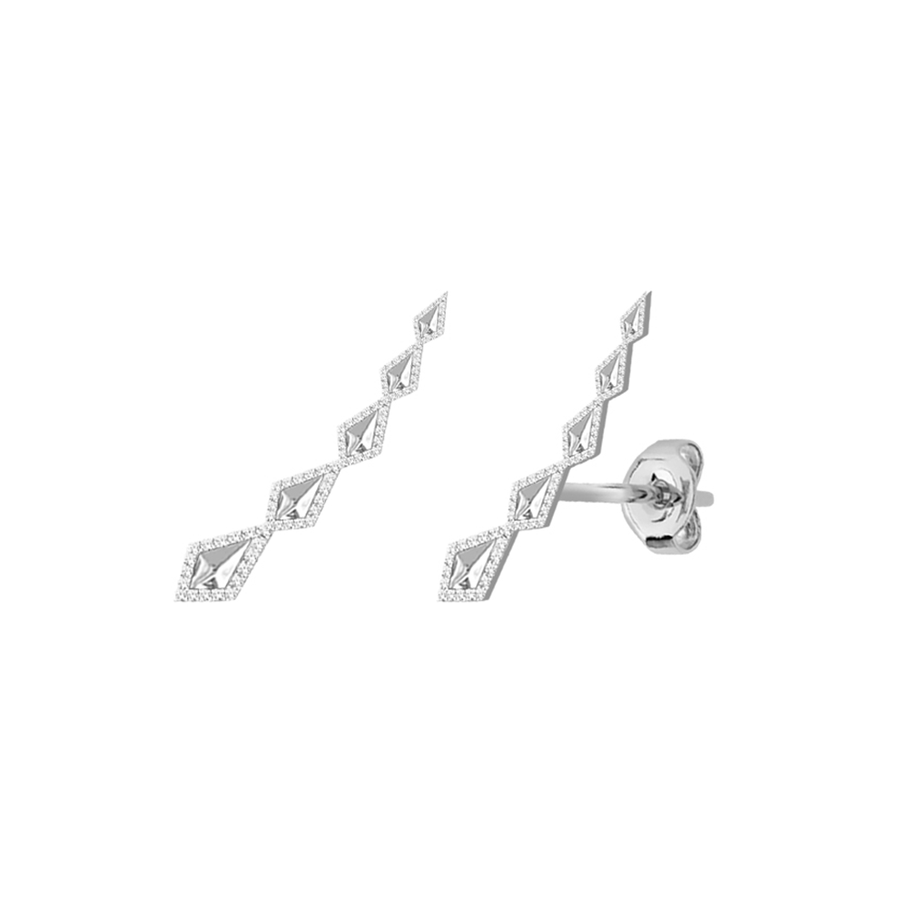 DIAMOND 18KT GOLD EARRING DE1W114