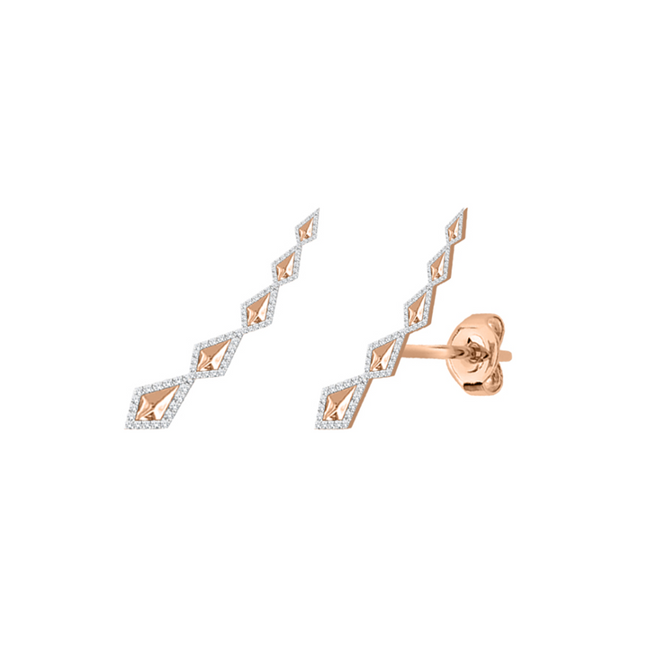 DIAMOND 18KT GOLD EARRING DE1W114