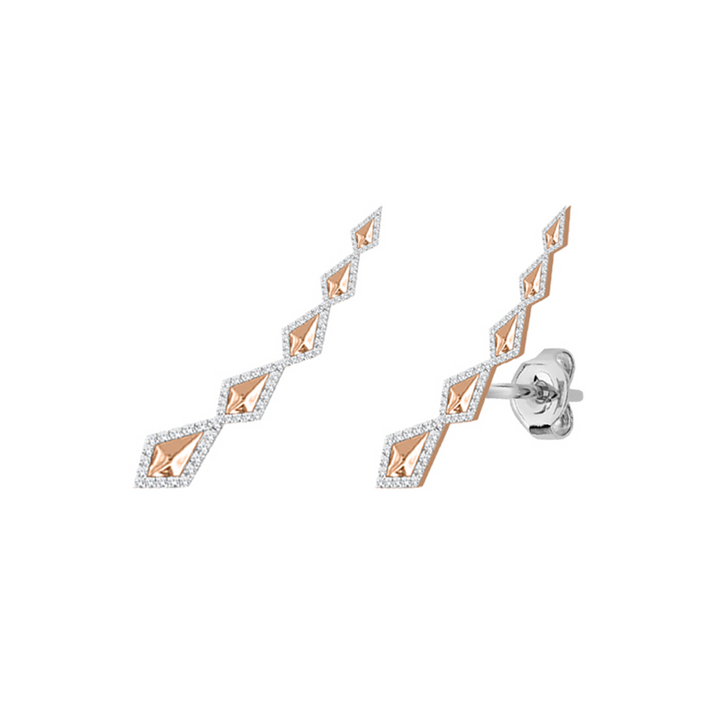 DIAMOND 18KT GOLD EARRING DE1W114