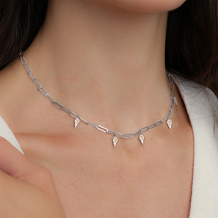 DIAMOND 18KT GOLD NECKLACE DN1W266