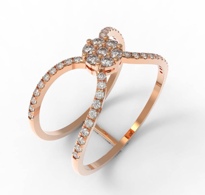 DIAMOND 18KT GOLD RING DR1W113