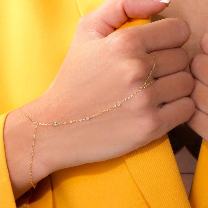 DIAMOND 18KT GOLD BRACELET DB1Y156