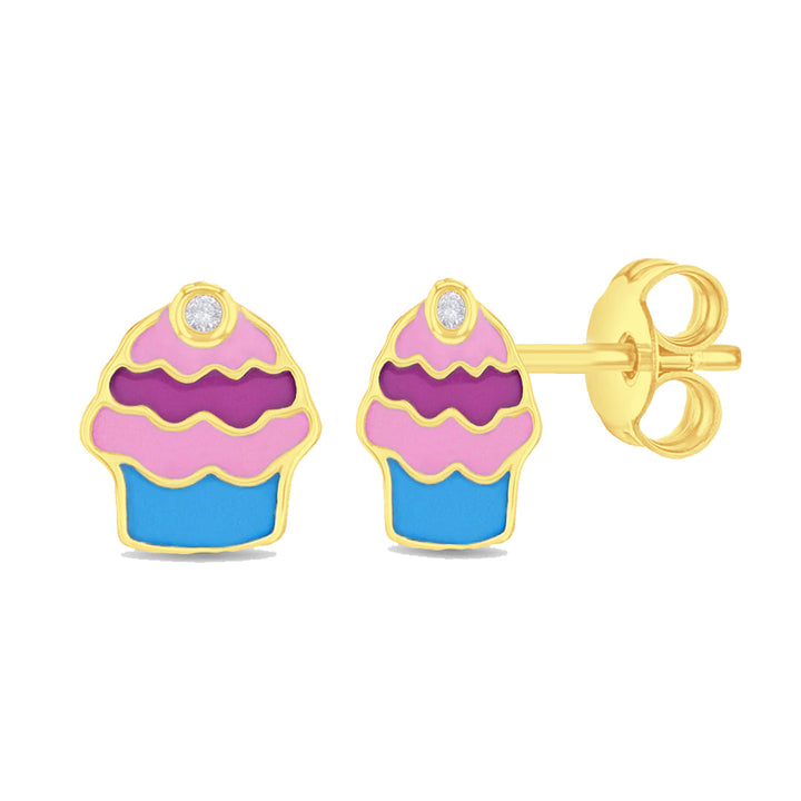 DIAMOND 18KT GOLD EARRINGS DE1Y180