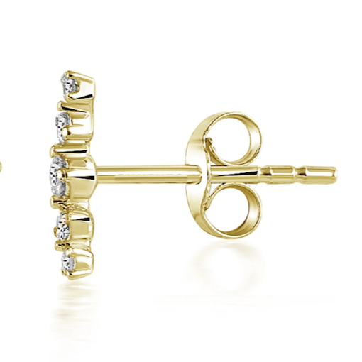 DIAMOND 18KT GOLD EARRING DE1Y162