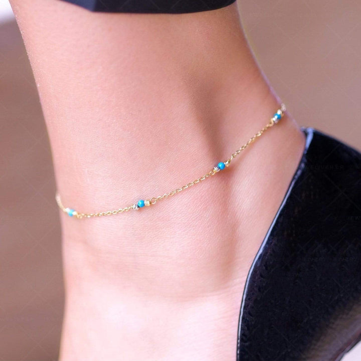 ANKLET 18KT GOLD A1YK6 - Jewelivery