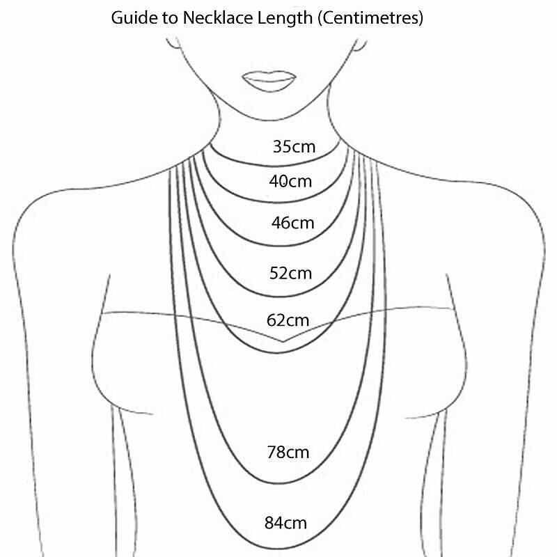 Layered necklace choker 30-35cm